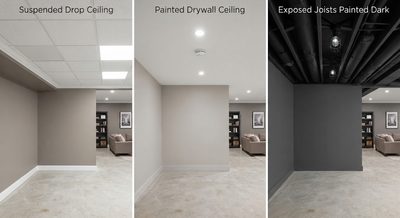 The Ceiling Decision Most People Get Wrong — Drop vs Drywall vs Painted-Open