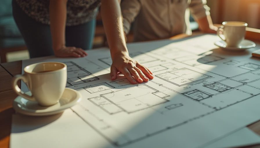 Illustration for house drawings