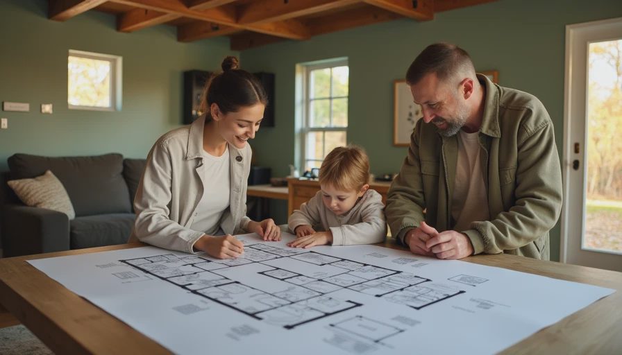 Illustration for 1000 sq ft basement floor plans