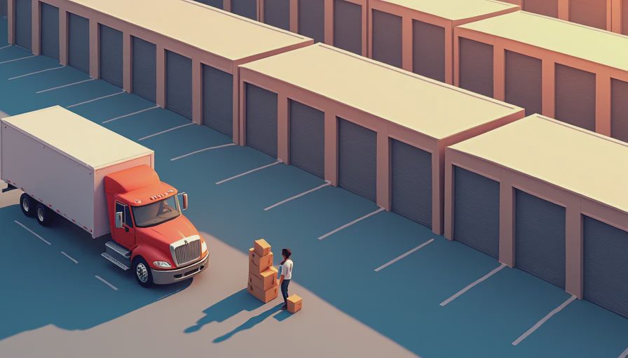 Visual context for large storage units