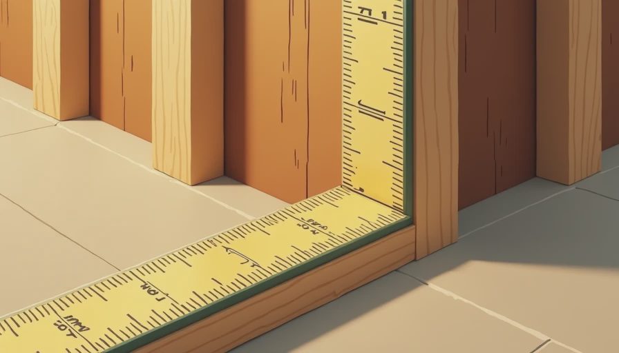 Visual context for framing basement walls