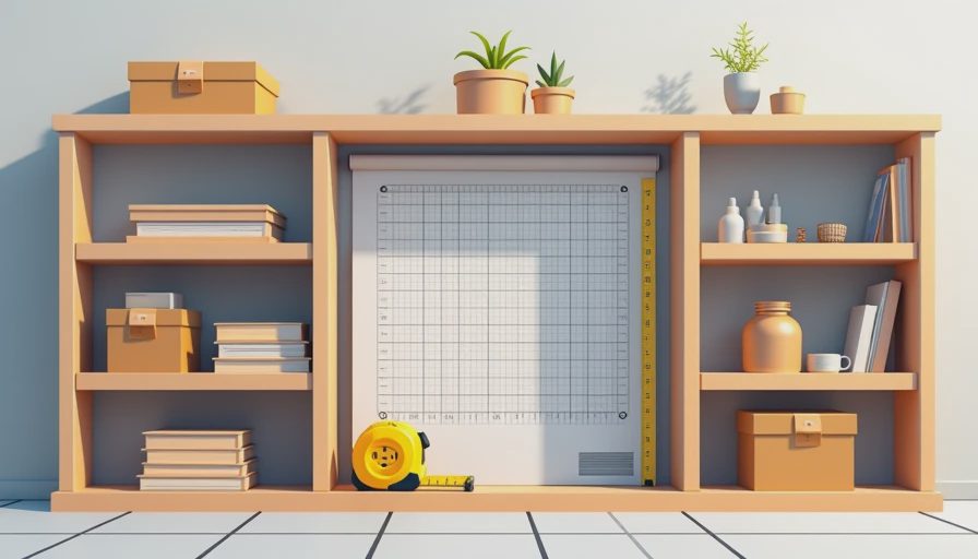 Visual context for diy shelves