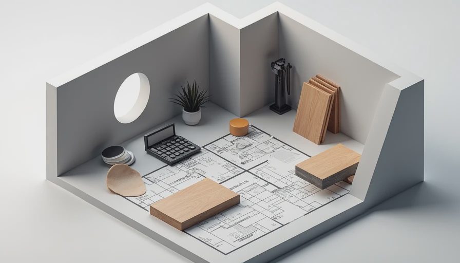 Visual context for basement remodel cost
