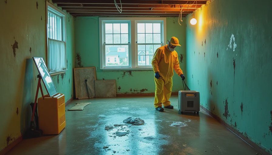 Visual context for mold clean up